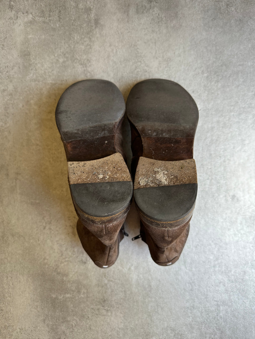 Maison Margiela Brown Leather Boots (40) - 6