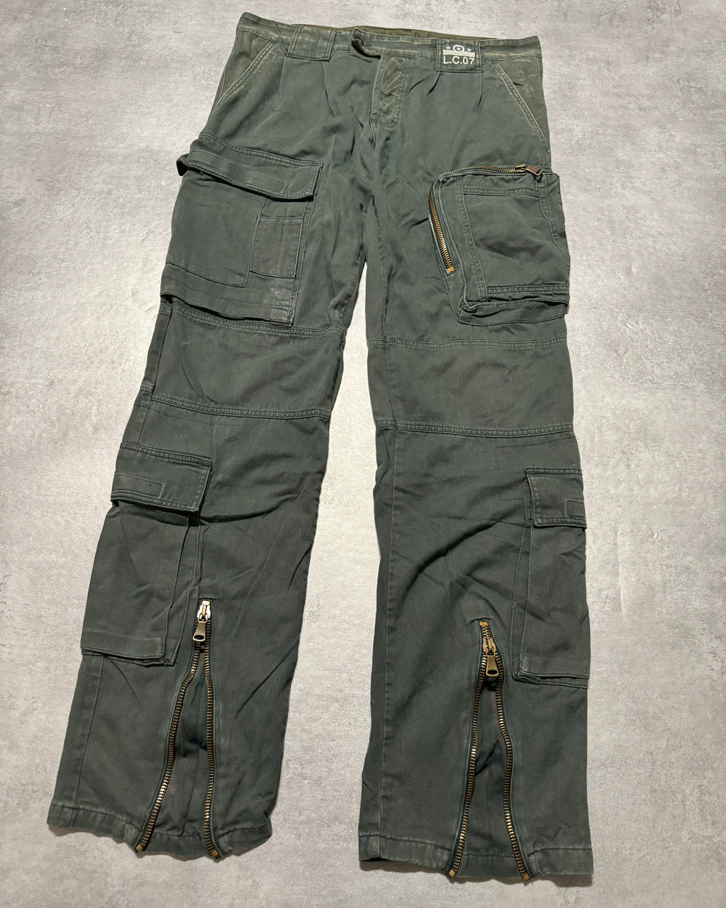 AW2006 Dolce & Gabbana Army Navy Naval Cargo Pants (XL) - 10
