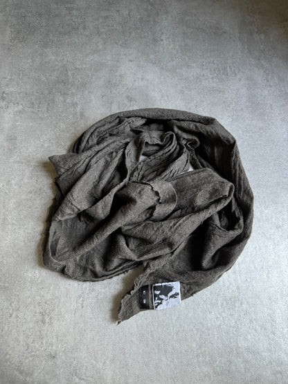 SS2018 Rick Owens Olive Cozy Scarf (OS) - 5