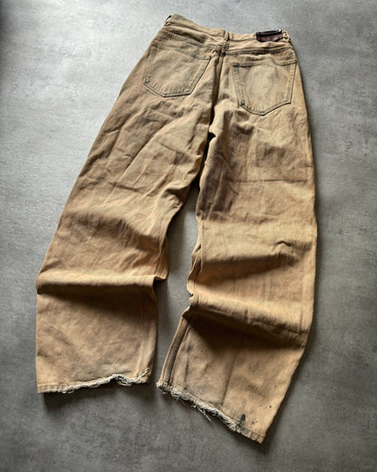 FW2021 Dries Van Noten Dyed Cozy Faded Pants  (M) - 3