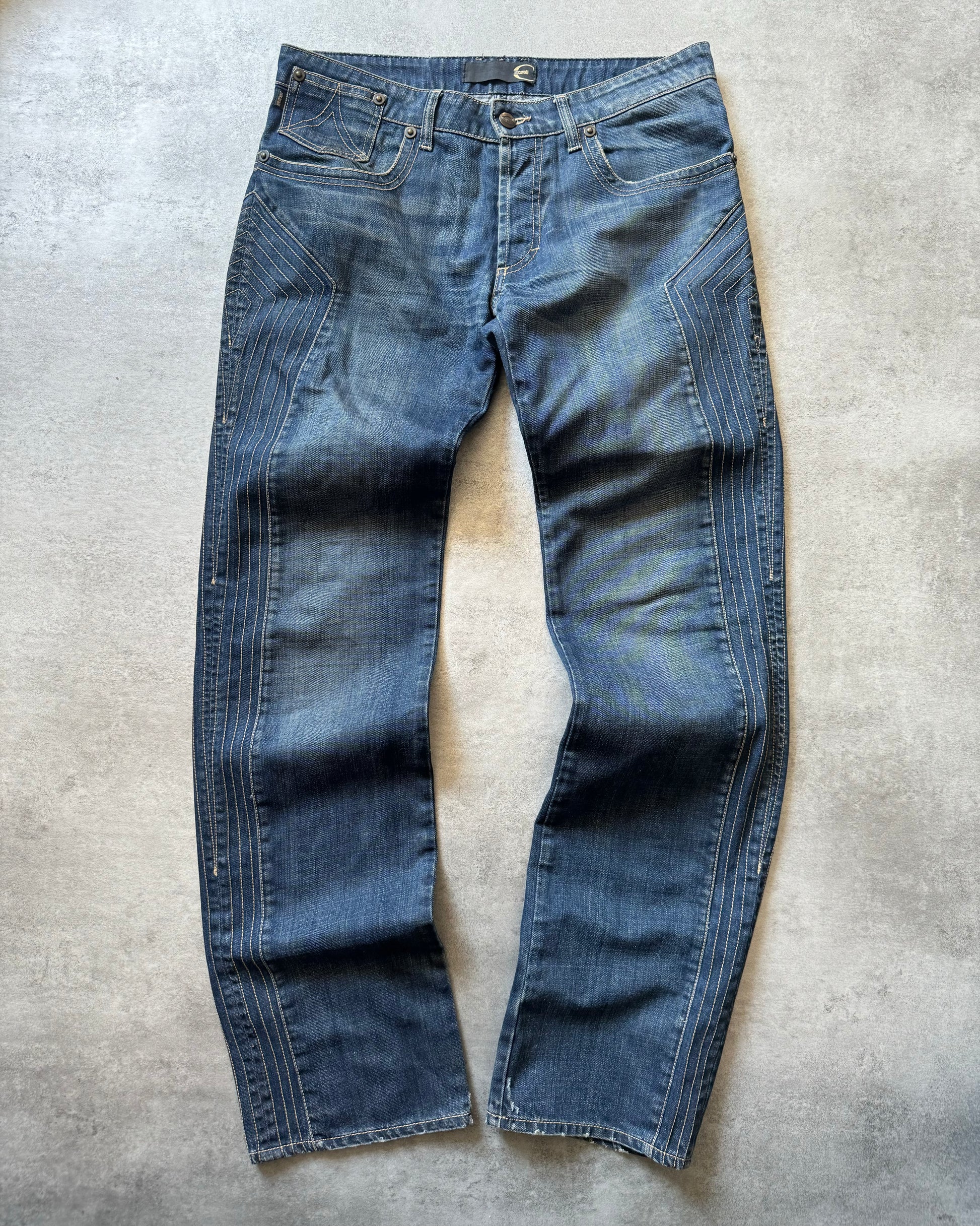 AW2010 Cavalli Structural Denim Jeans (M) - 1