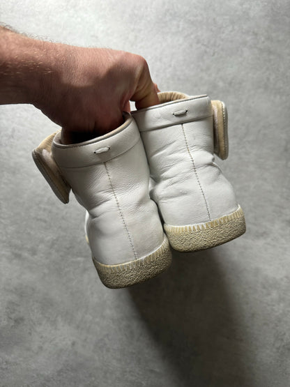 Maison Margiela Future High White Leather Shoes (37) - 5