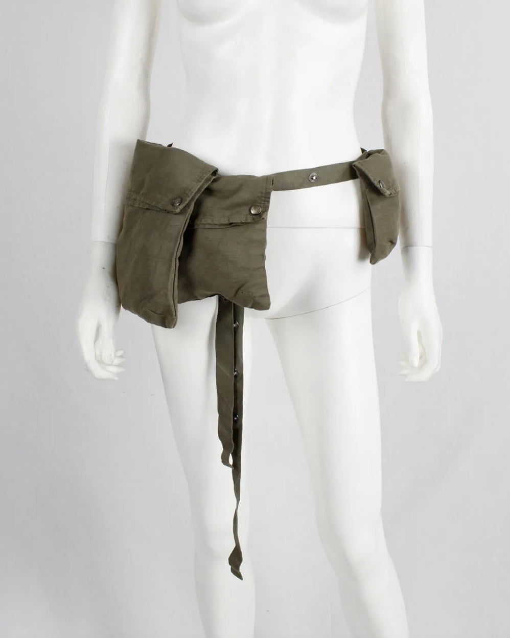 SS2006 Maison Margiela Olive Tactical Shoulder Bags (OS) - 3