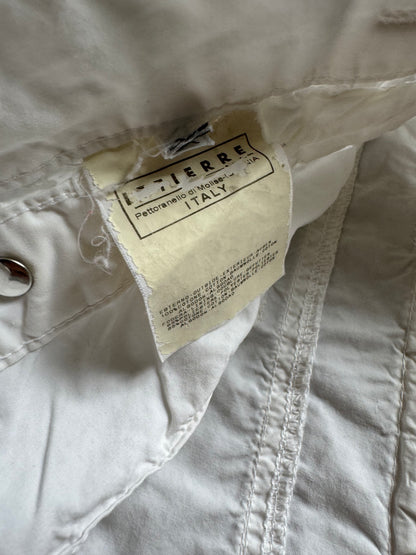 SS2004 Dolce & Gabbana Utility Flared Cargo White Pants (M) - 8