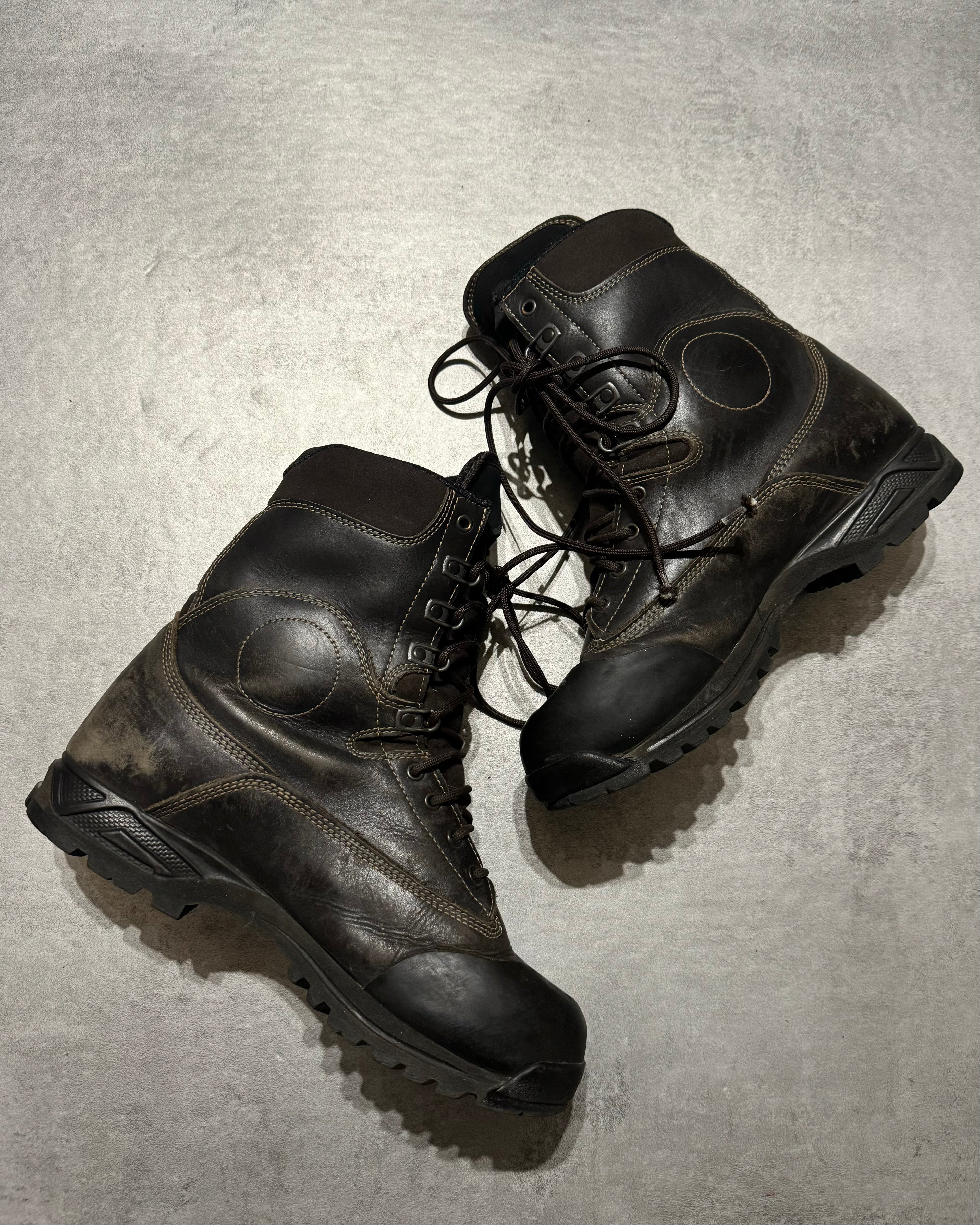 AW2019 Combat Brown Cozy Vibram Boots (45) - 5