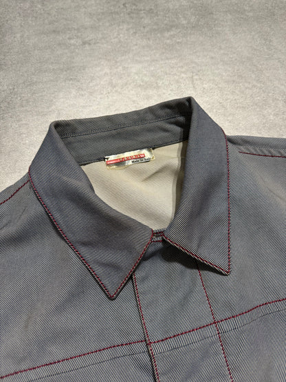 2000s Prada Linea Rossa Marine Coach Jacket (M) - 10