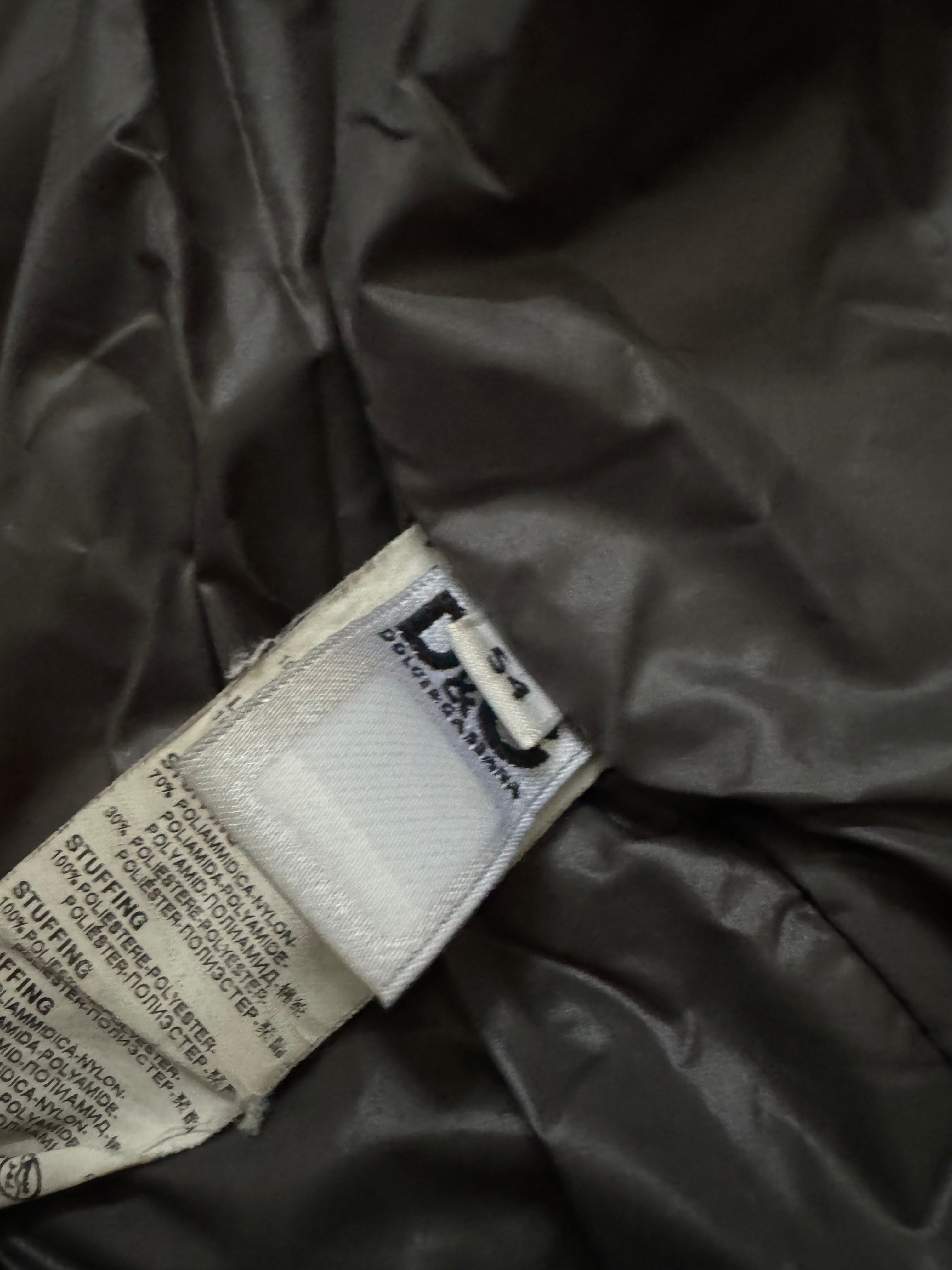 2000s Dolce & Gabbana Multi Zips Avant Garde Grey Astro Bomber Jacket (L) - 5