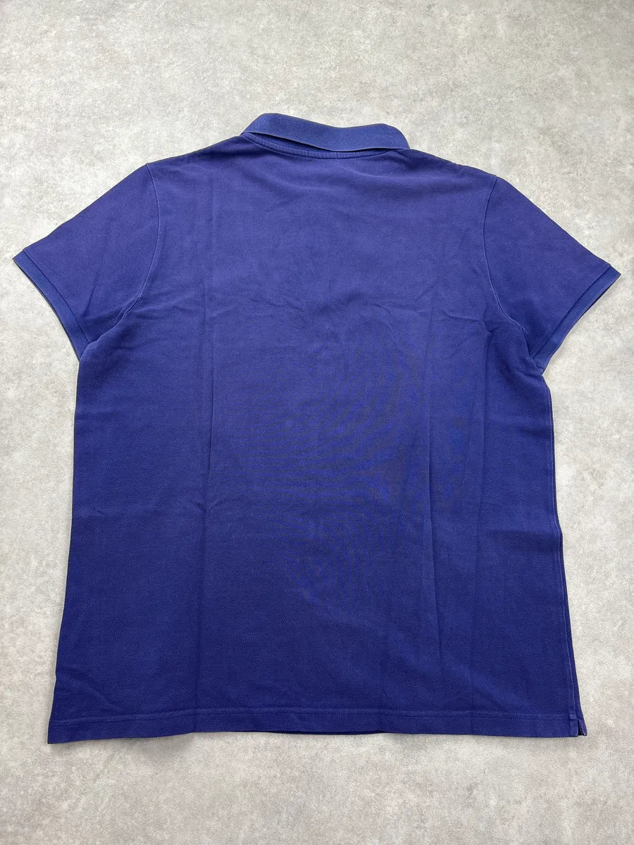 Moncler Navy Piqué Logo Patch Polo ItMagOFO 5