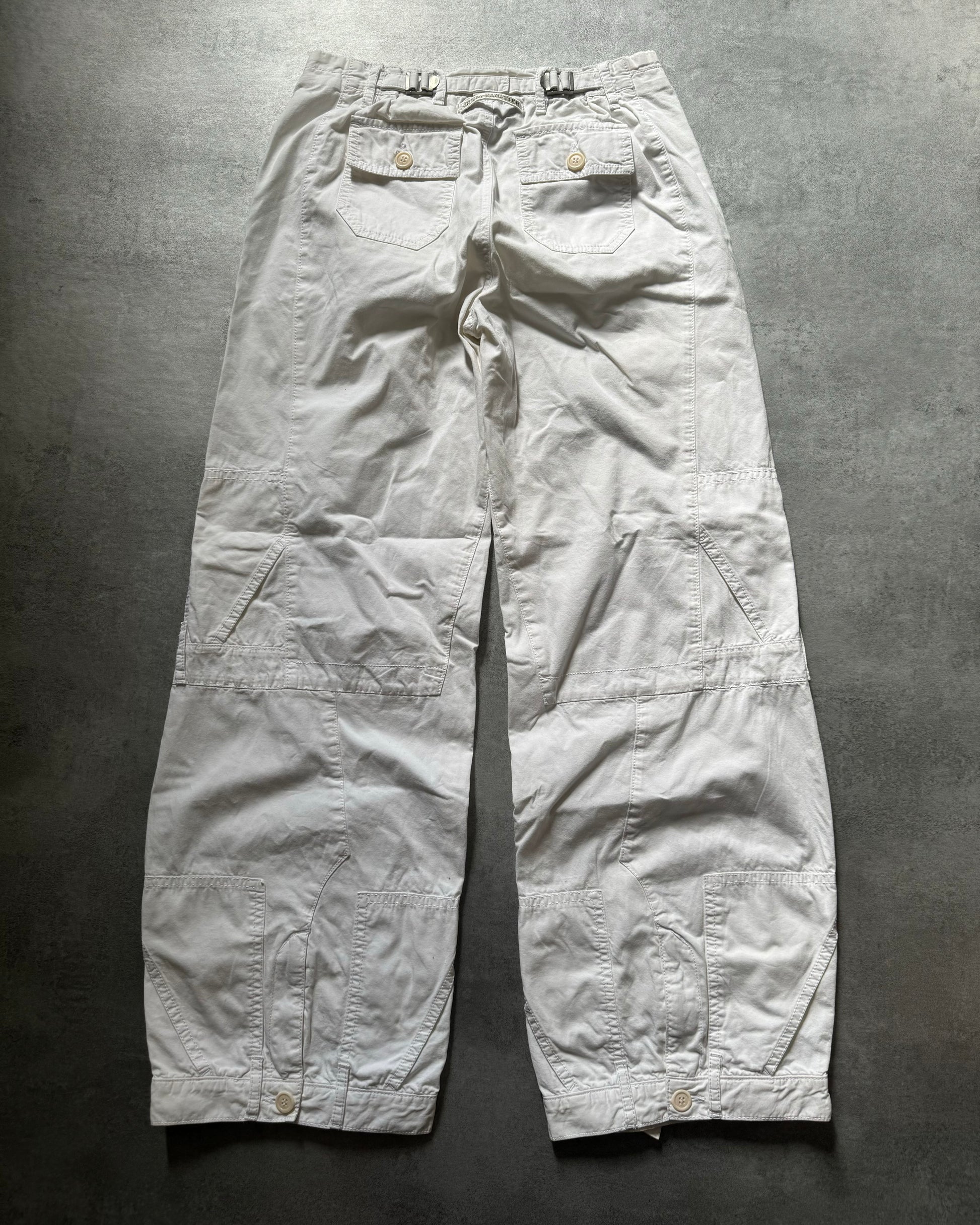 Jean Paul Gaultier Wild Trompe L'oeil Pockets Cargo Pants (XS) - 2
