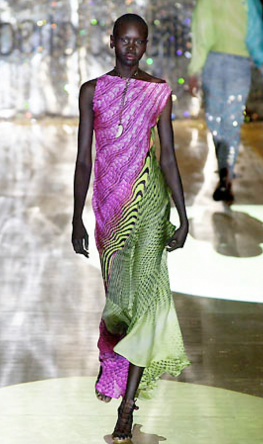 SS2001 Roberto Cavalli Psychadelic Pink Skirt (L) - 2