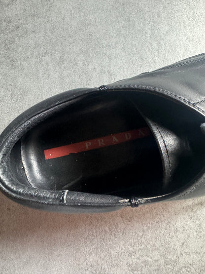 FW1999 Prada Black Low Premium Leather Boots (43) - 9