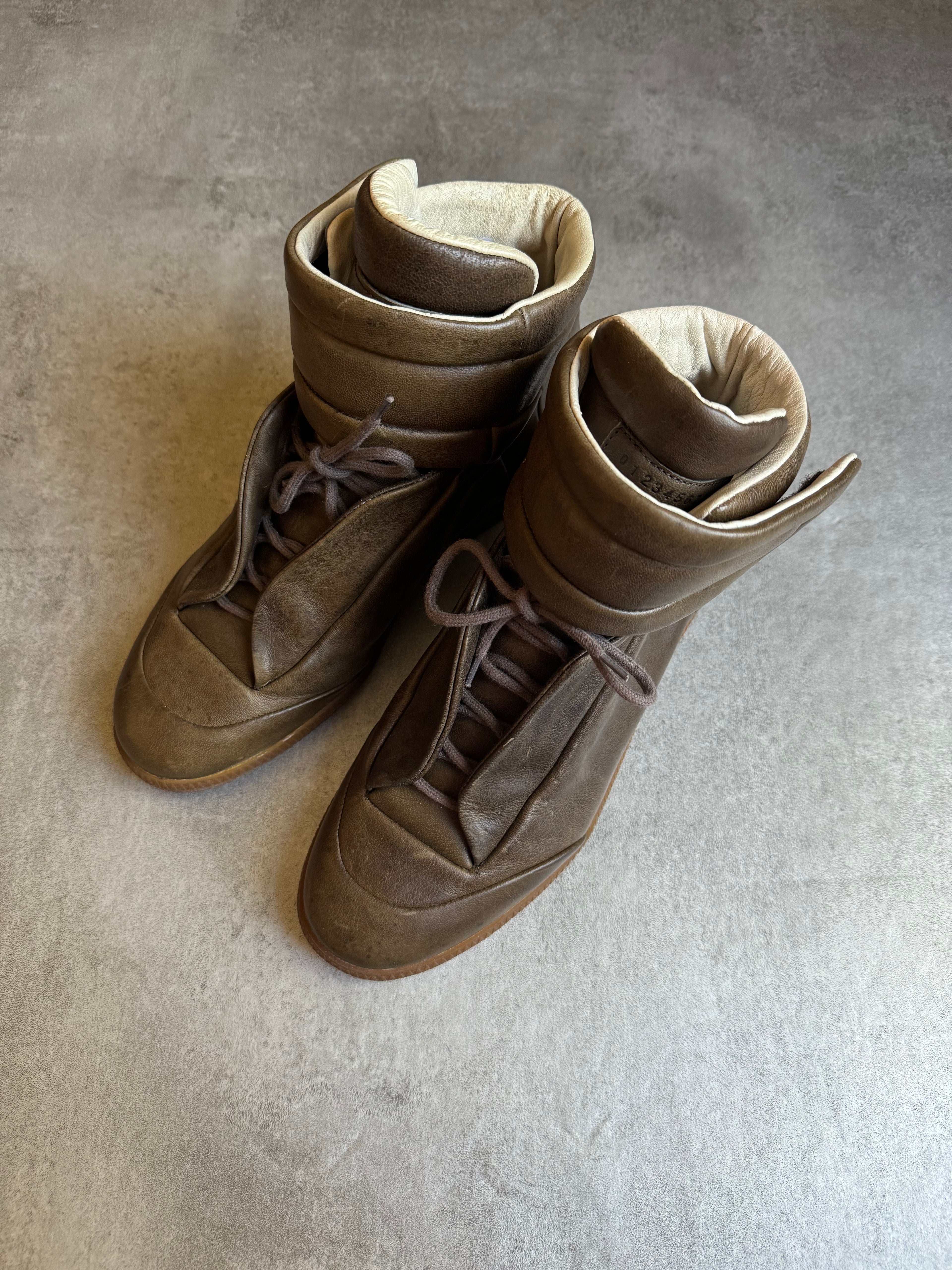 AW2014 Maison Margiela Future High Brown Leather (41) - 8