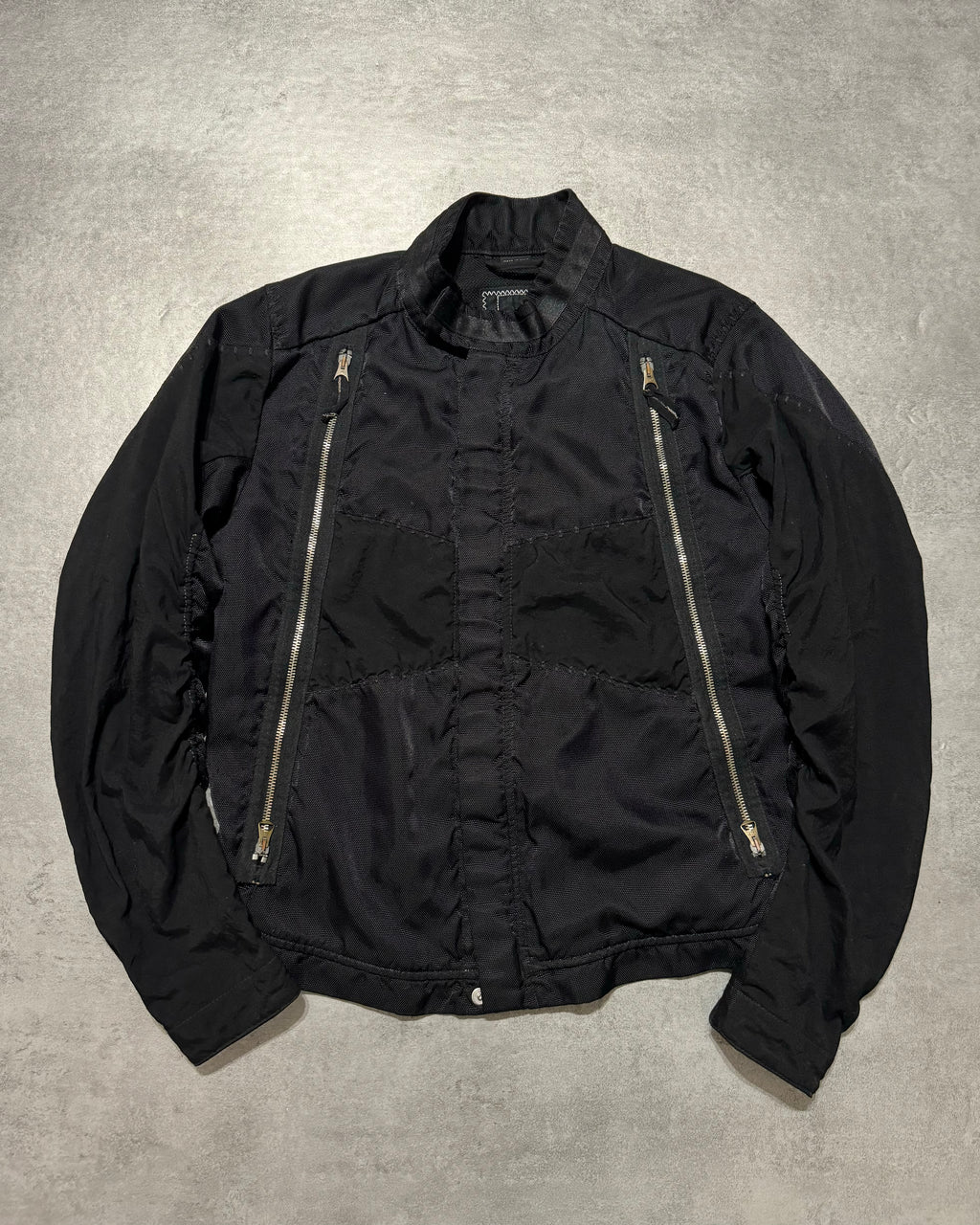 Marithe + François Girbaud Ultimate Zippers Black Jacket (M) - 9