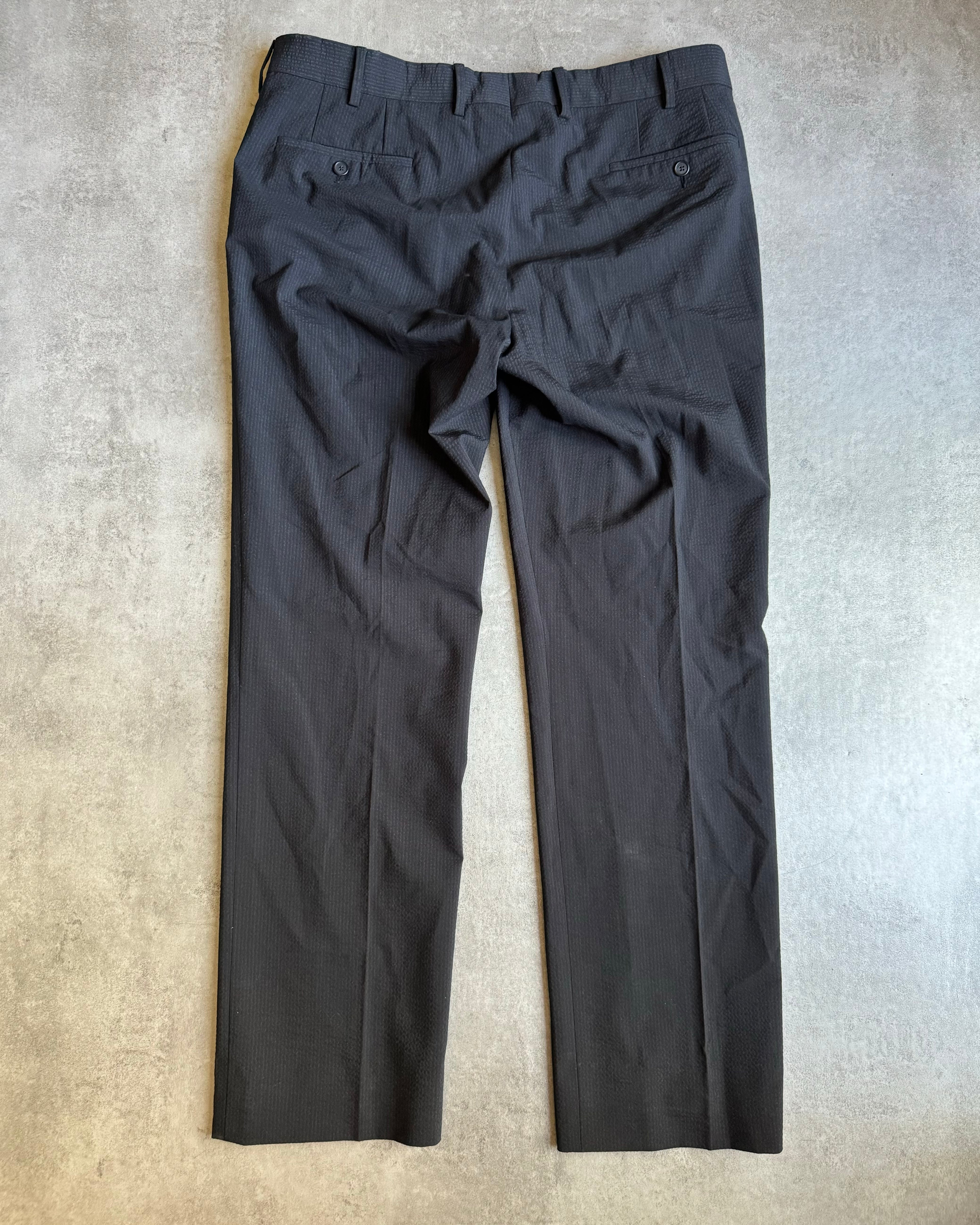 SS2019 Prada Black Wool Tailored Pants (XL) - 2