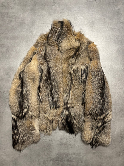 2000s Cavalli Reversible Fox Fur Premium Leather Jacket (S) - 6