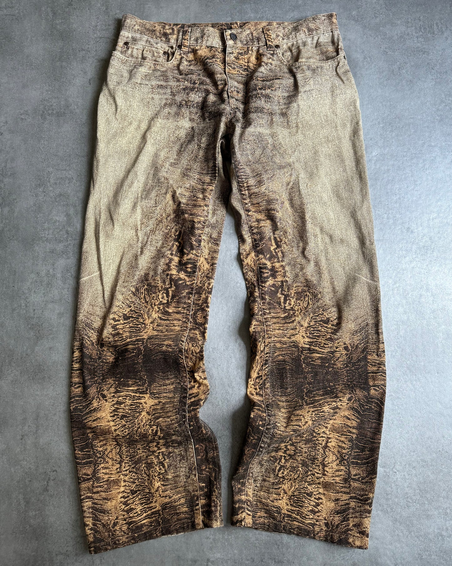 AW2000 Roberto Cavalli Sand Erosion Pants (L) - 1