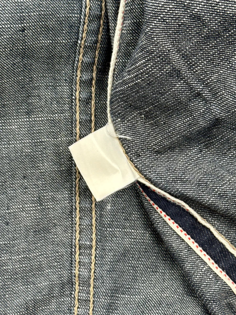 2000s Marithé + François Girbaud Navy Faded Zip-Up Denim Jacket JZjwVWaN 11