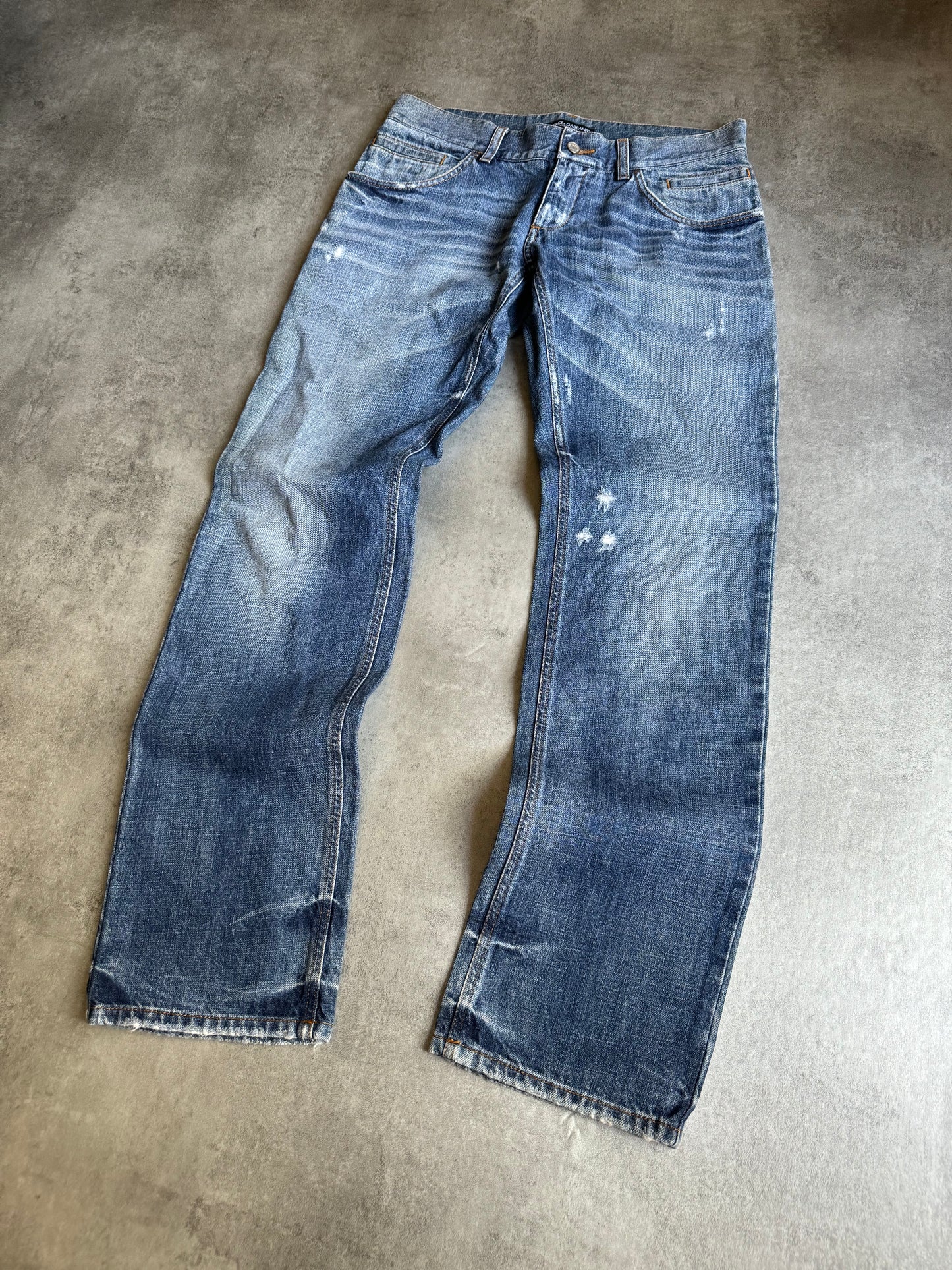 AW2006 Dolce & Gabbana Denim Italian Blue Jeans (M) - 5