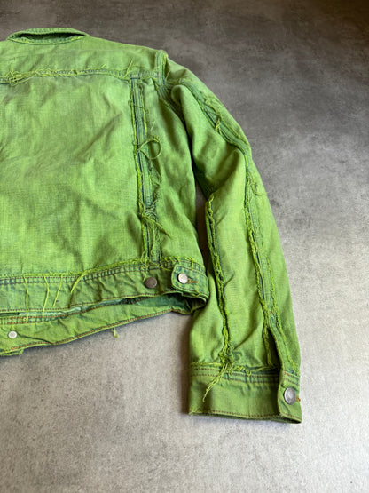 SS2005 Maison Margiela H&M Reversed Acid Denim Jacket Re-Edition (L) - 6