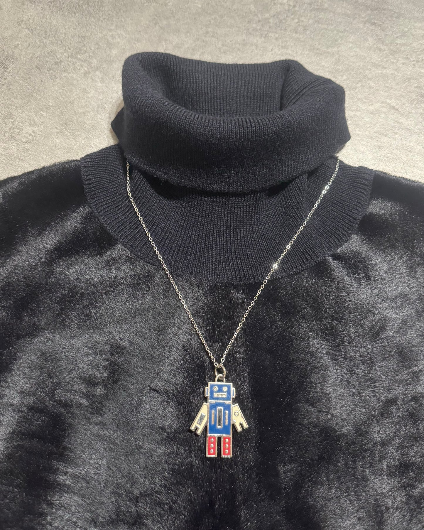 Prada Modern Robot Necklace (OS) - 1