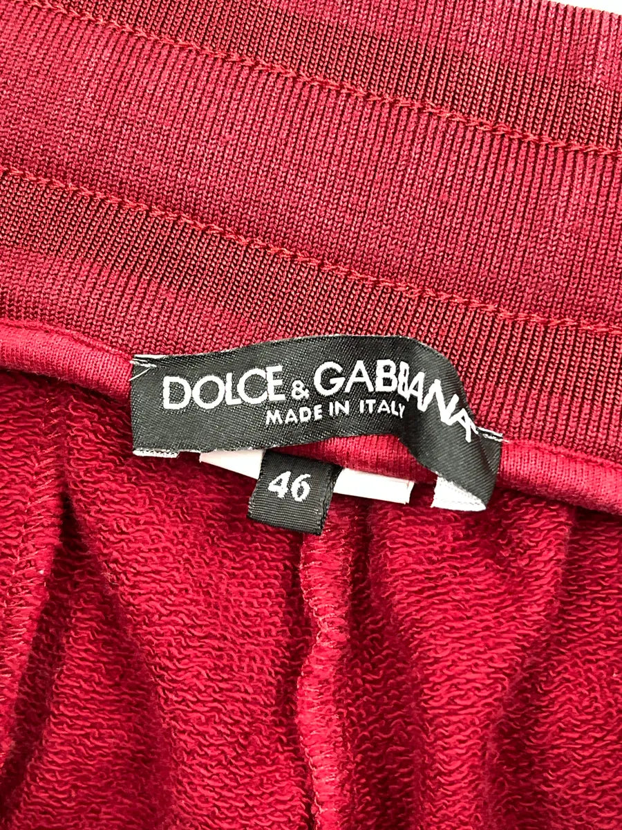 2000s Dolce & Gabbana Red Logo Plaque Zip Pocket Shorts JxFvyNcL 9