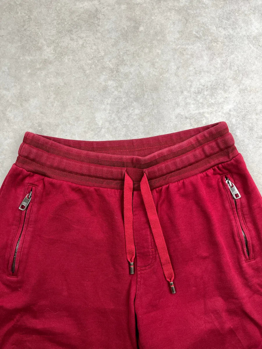 2000s Dolce & Gabbana Red Logo Plaque Zip Pocket Shorts JxFvyNcL 5