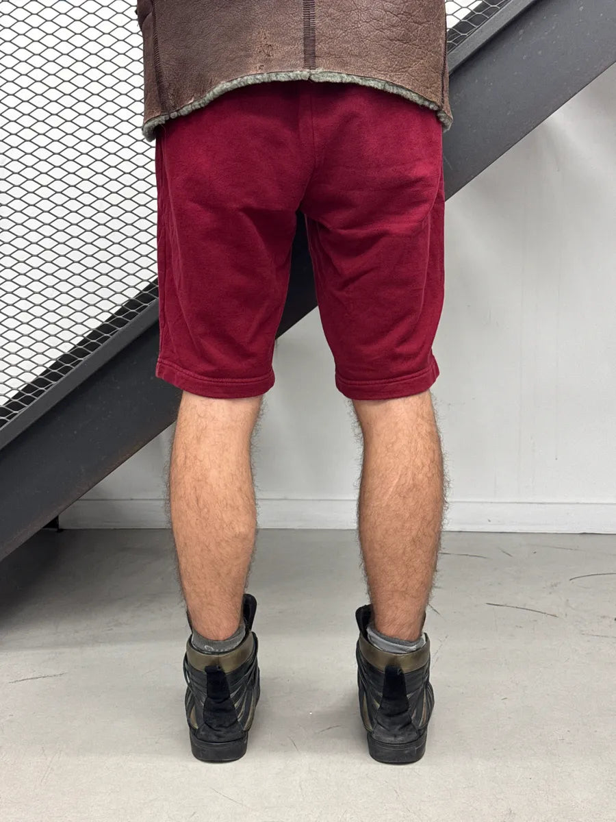 2000s Dolce & Gabbana Red Logo Plaque Zip Pocket Shorts JxFvyNcL 3