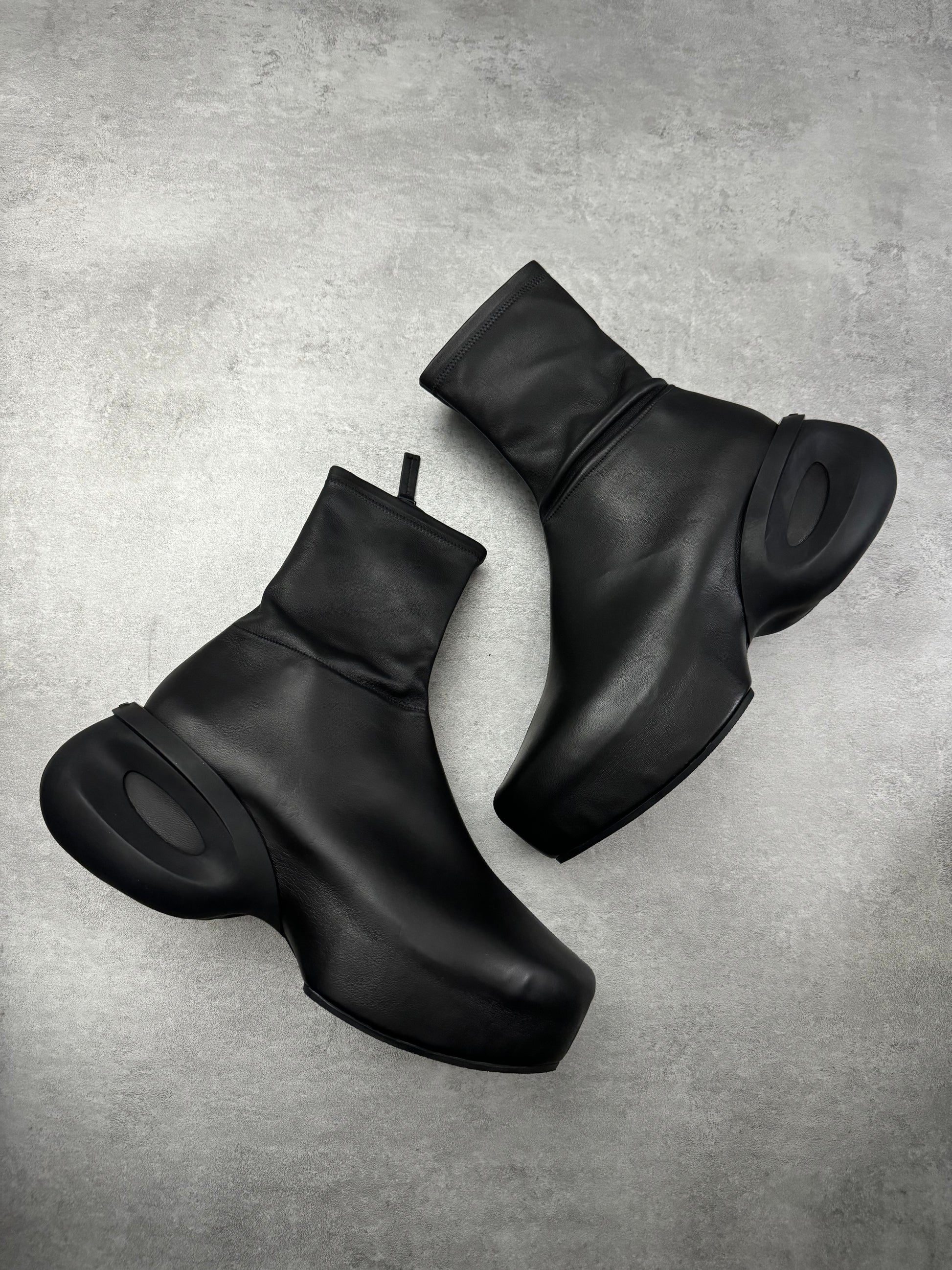 SS2023 Givenchy G Clog Black Lambskin Ankle Boots (45) - 3