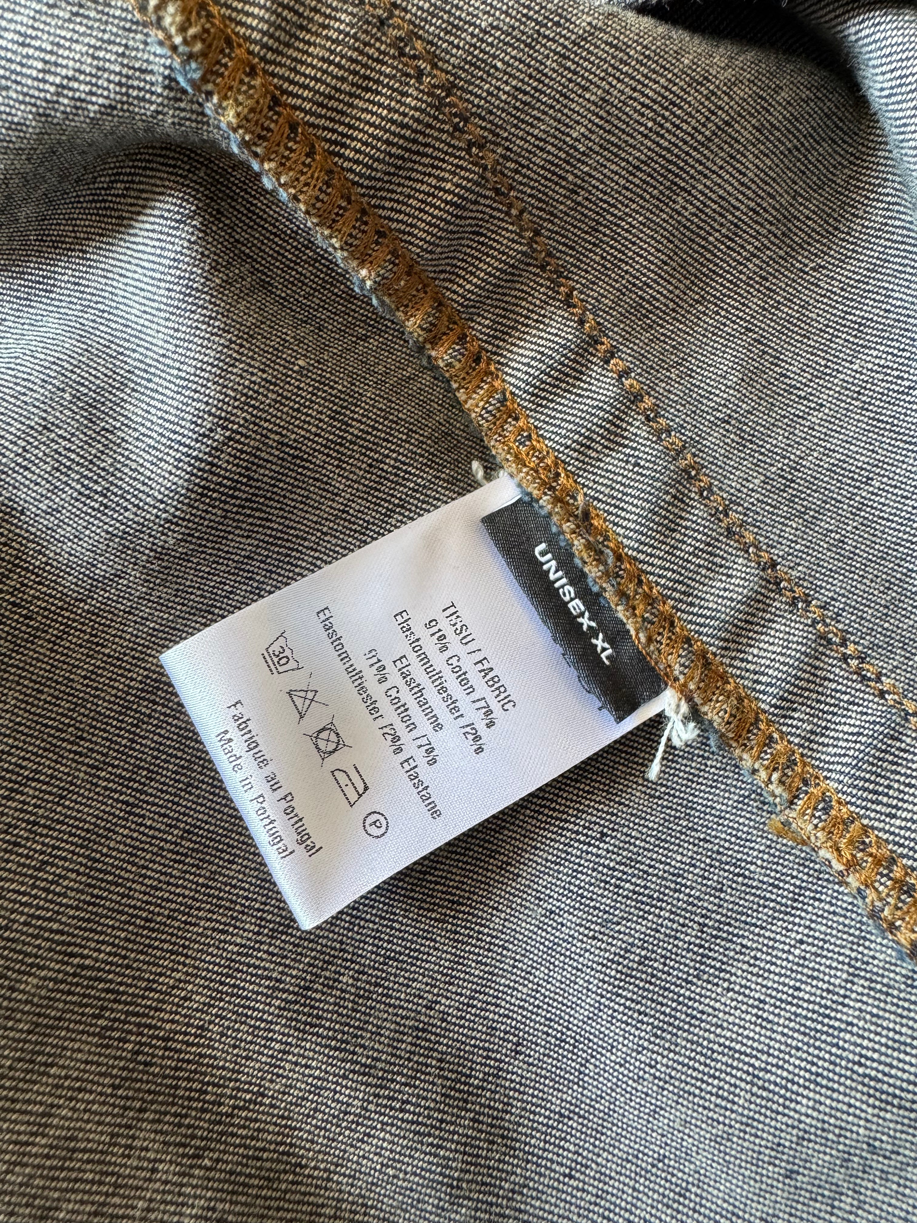 Y/Project Blue Best Fitted Distressed Denim Jackets (S) - 6