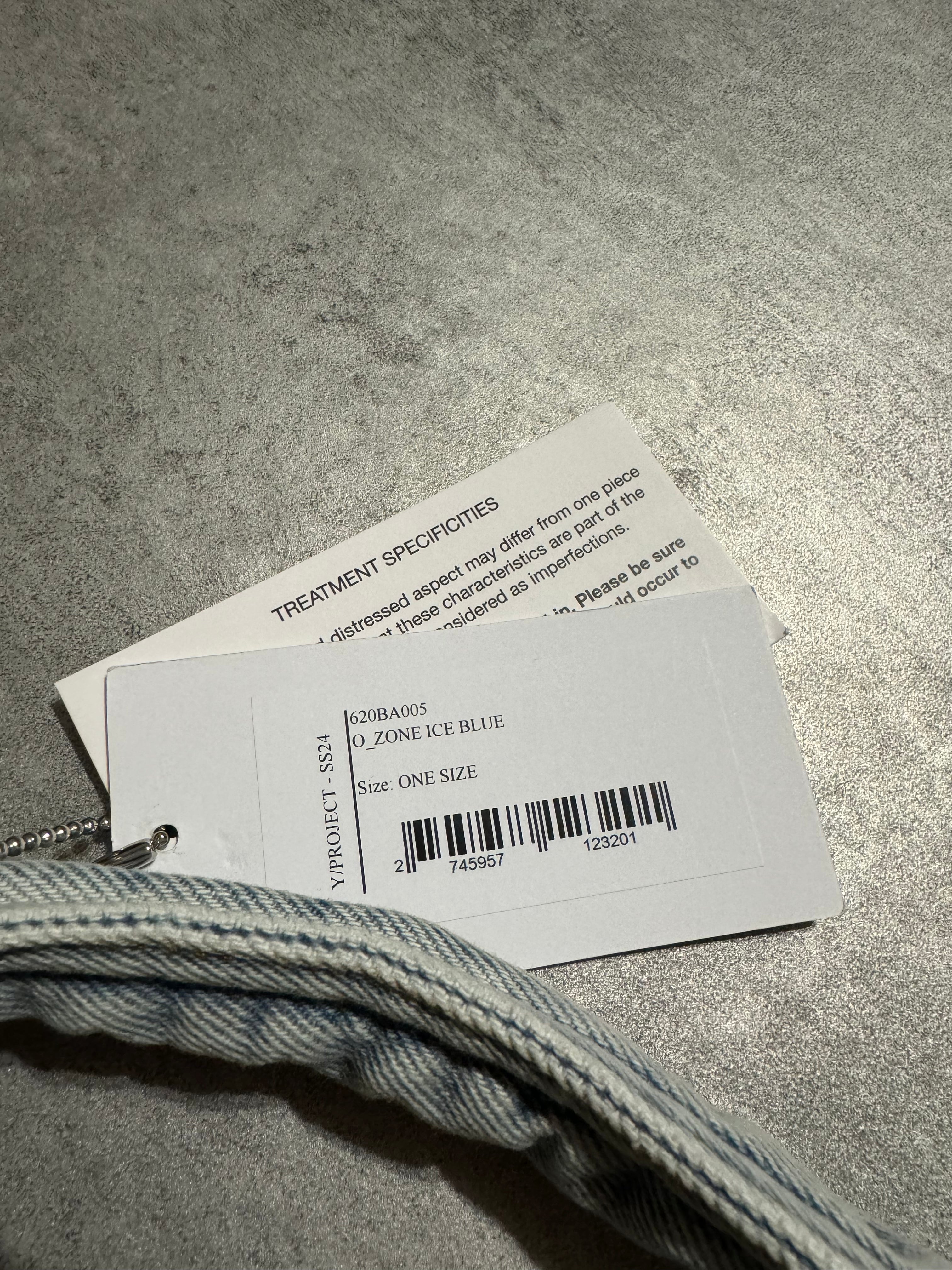 SS2024 Y/Project Ice Blue Denim Extra Cabas Bag (OS) - 5