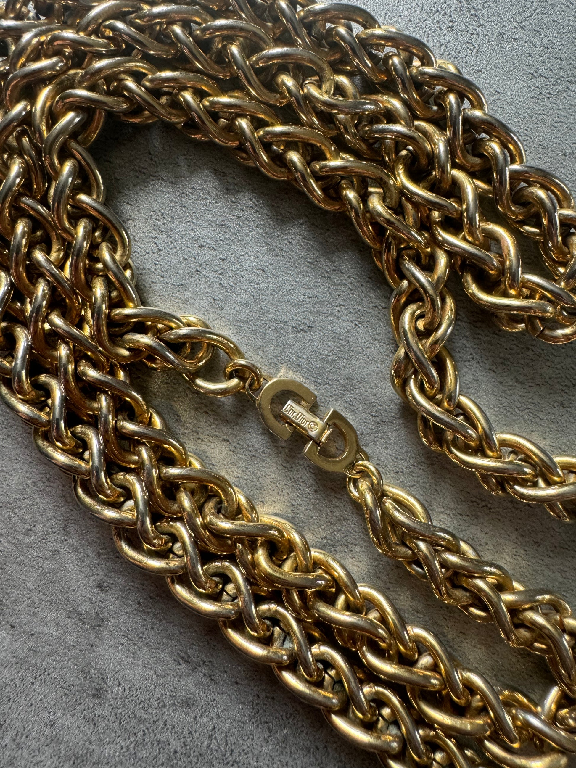Christian Dior Contemporary Chain Necklace  (OS) - 4