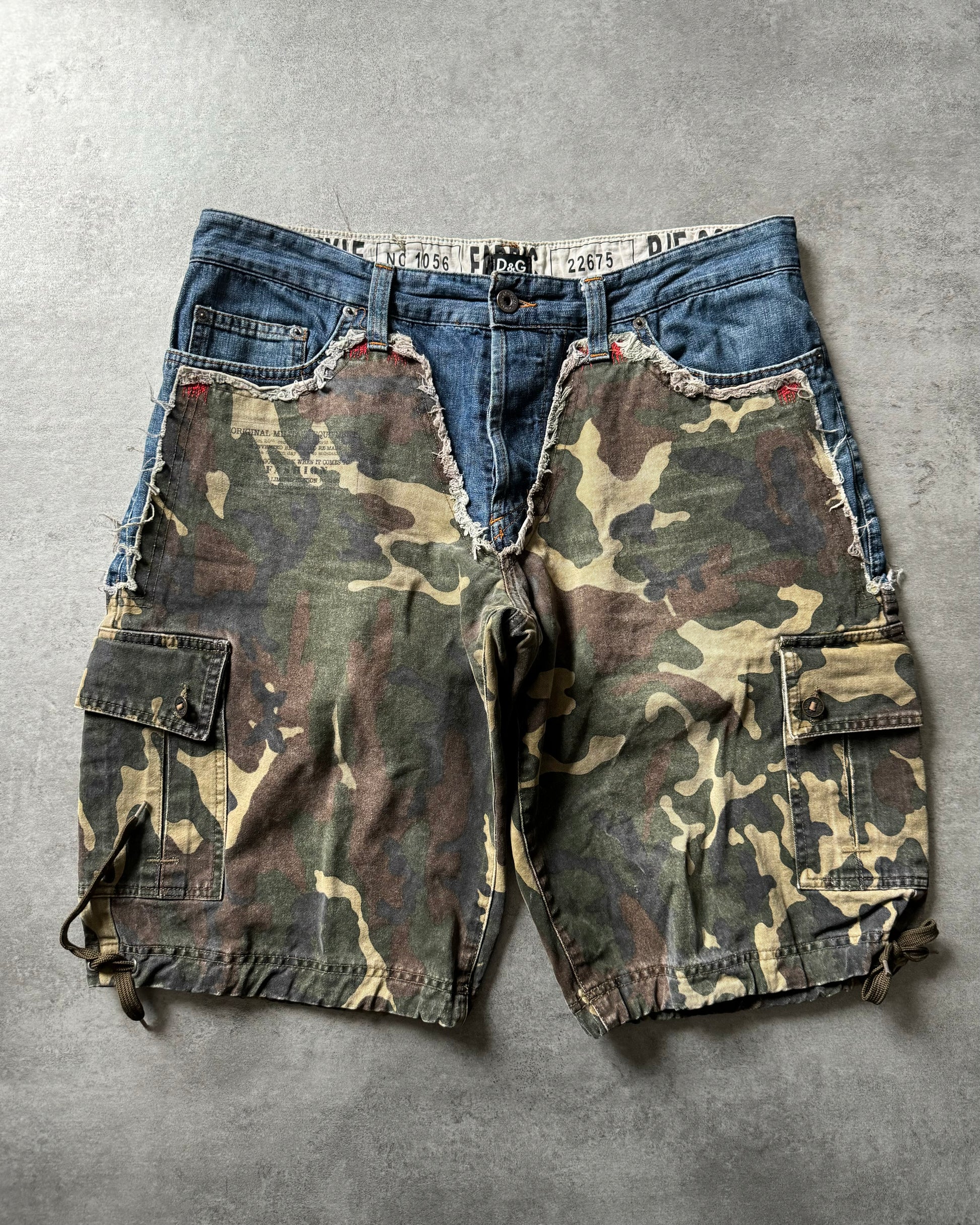 SS2006 Dolce & Gabbana Hybride Camo Military Short (L) - 1