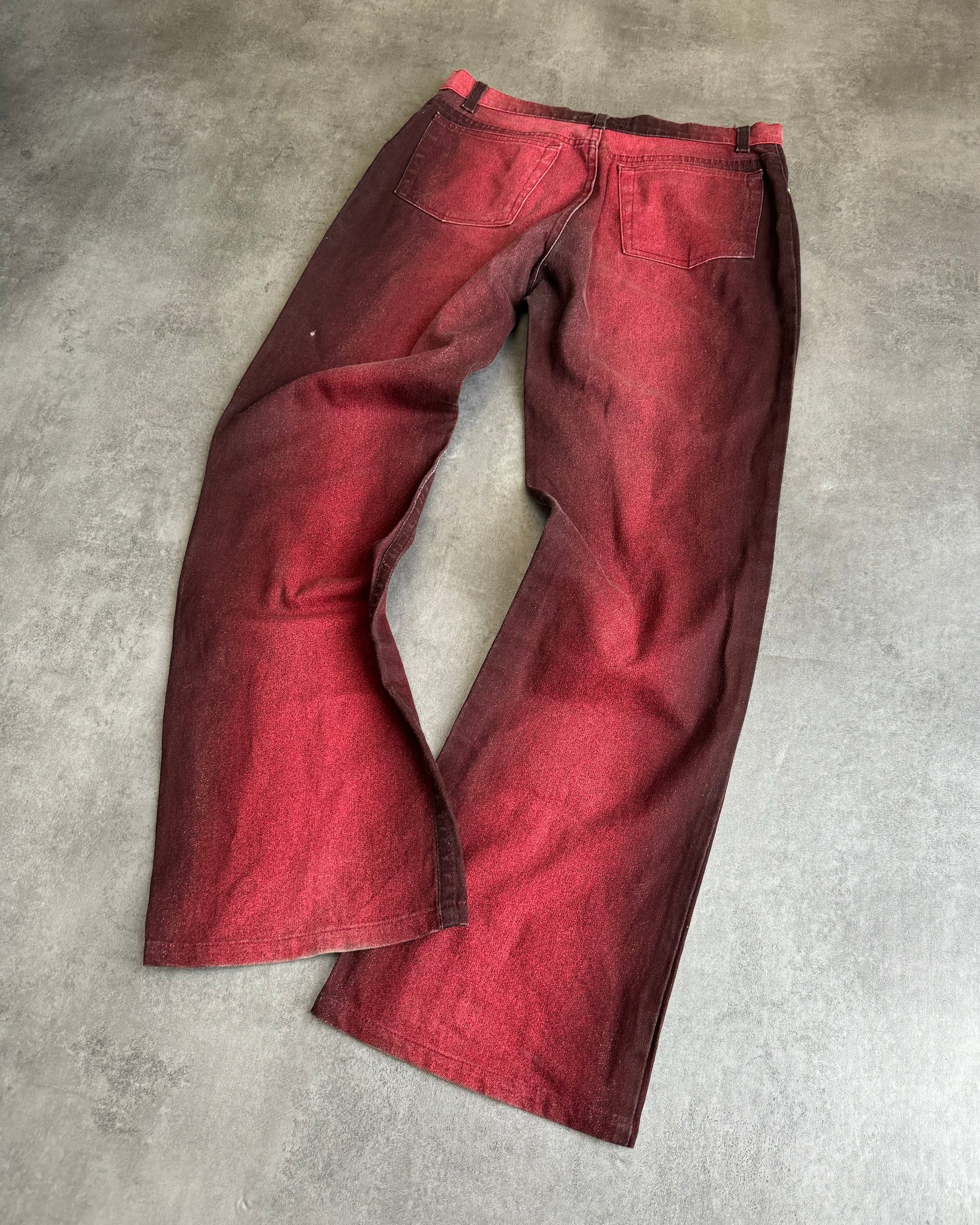 AW2003 Roberto Cavalli Red Devil Harmony Pants (M) - 2