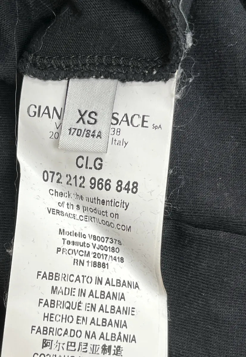 Versace Collection Black Star Studded All-Over Pattern T-Shirt KaSqDhQK 8