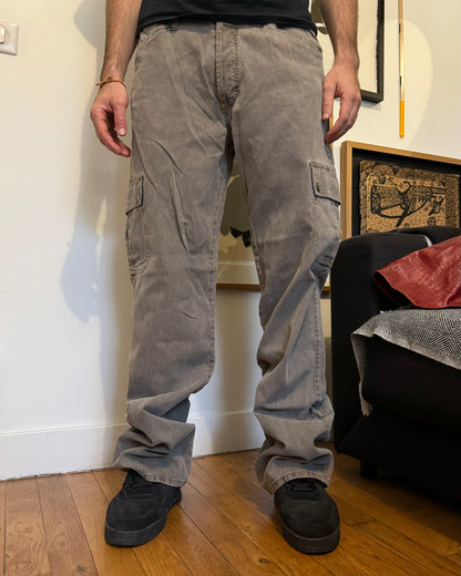 AW2004 Dolce & Gabbana Grey Army Cargo Pants  (XL) - 2