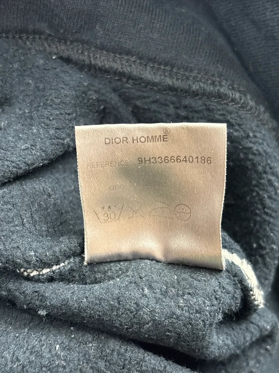 AW2009 Dior Homme Navy & Grey Diagonal Hoodie by Kris Van Assche KilbCZfE 10
