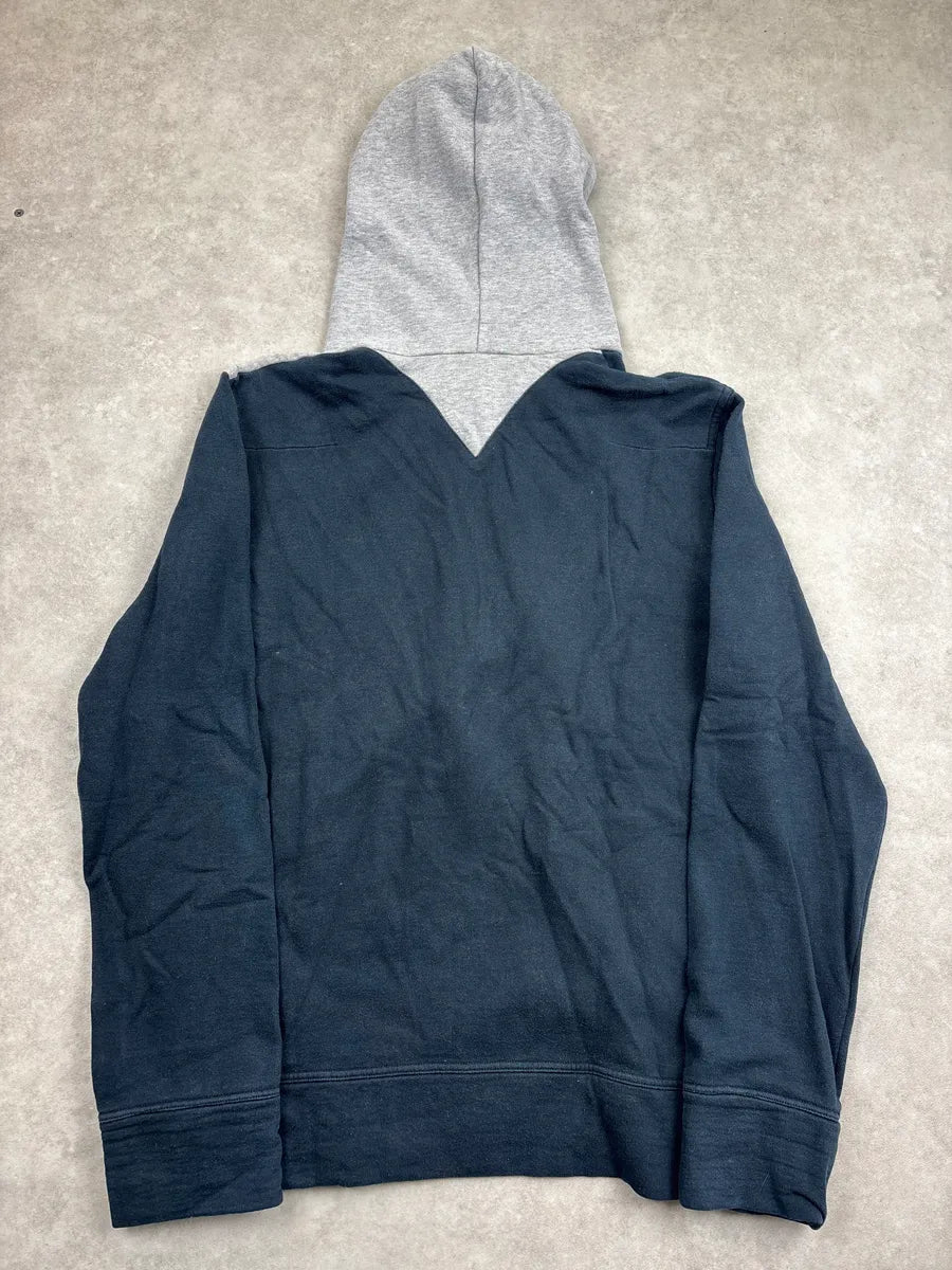 AW2009 Dior Homme Navy & Grey Diagonal Hoodie by Kris Van Assche KilbCZfE 5