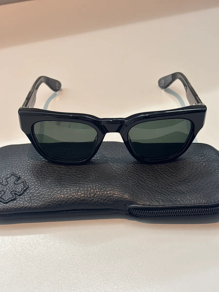 Chrome Hearts Black Acetate Midixathrill Logo Sunglasses KjxWUksN 7