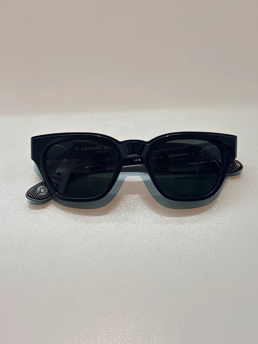 Chrome Hearts Black Acetate Midixathrill Logo Sunglasses KjxWUksN 1