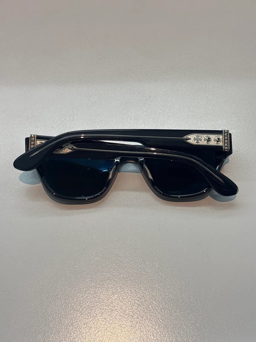 Chrome Hearts Black Acetate Midixathrill Logo Sunglasses KjxWUksN 5