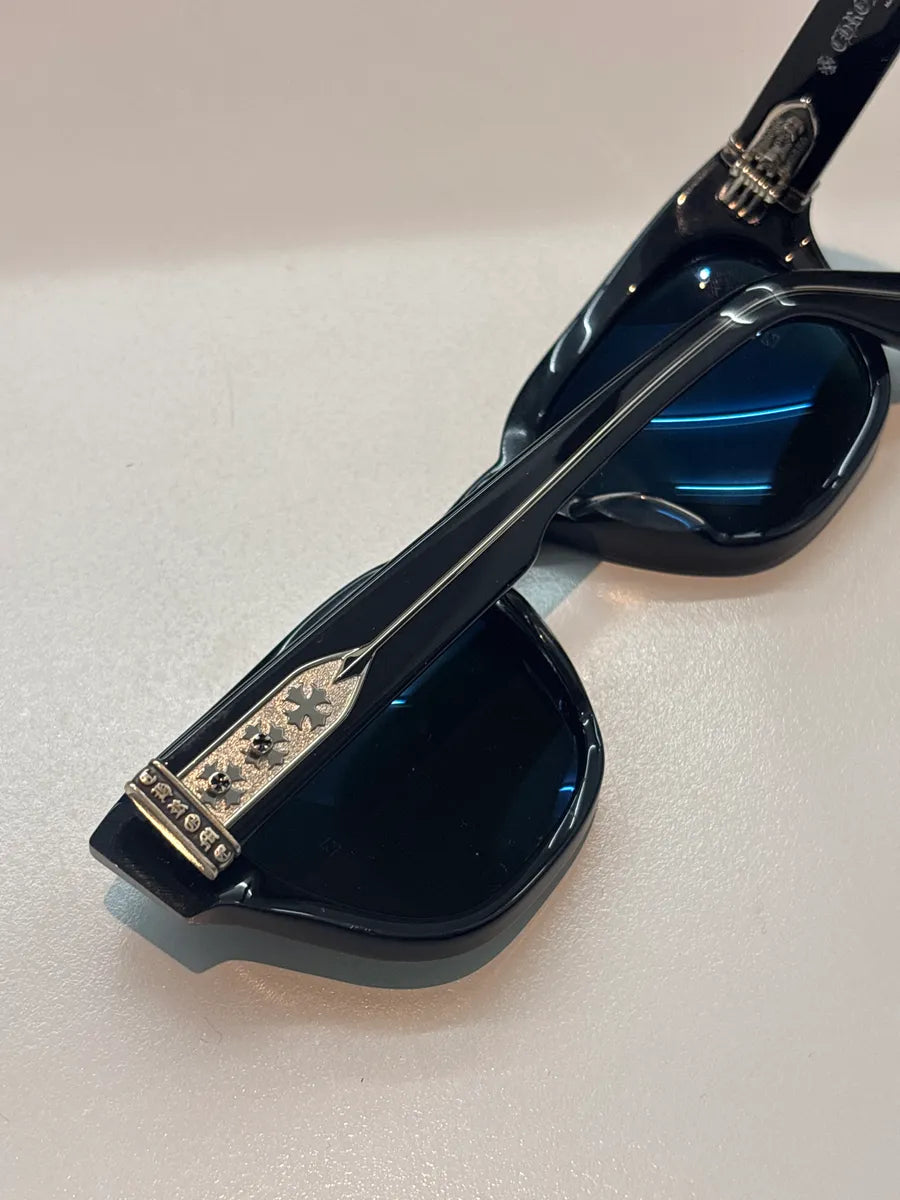 Chrome Hearts Black Acetate Midixathrill Logo Sunglasses KjxWUksN 9