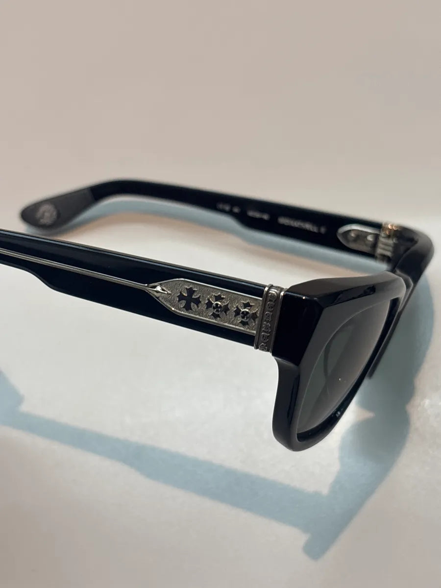Chrome Hearts Black Acetate Midixathrill Logo Sunglasses KjxWUksN 10