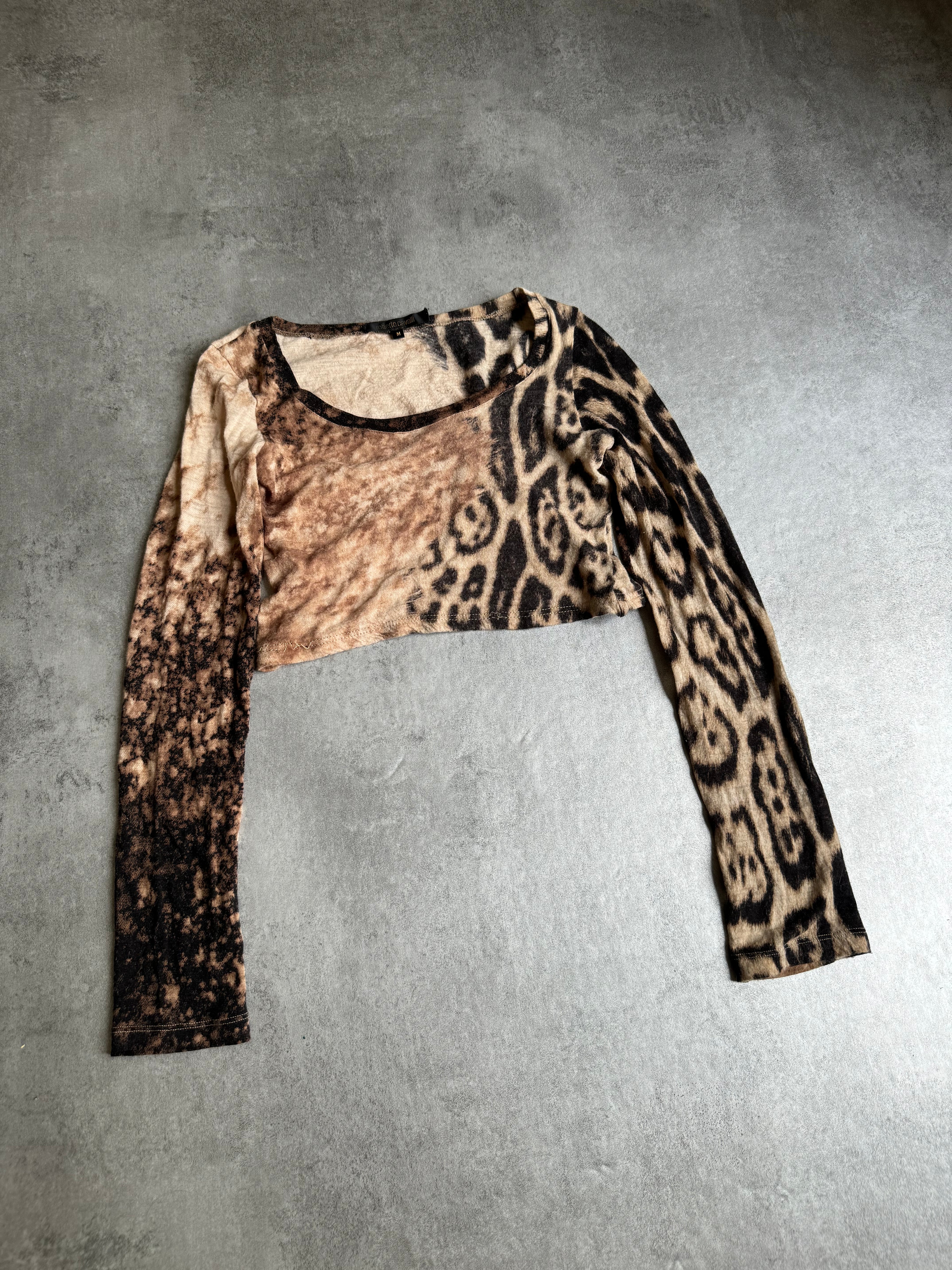 2000s Roberto Cavalli Leopard Magma Exploration Top (S) - 5