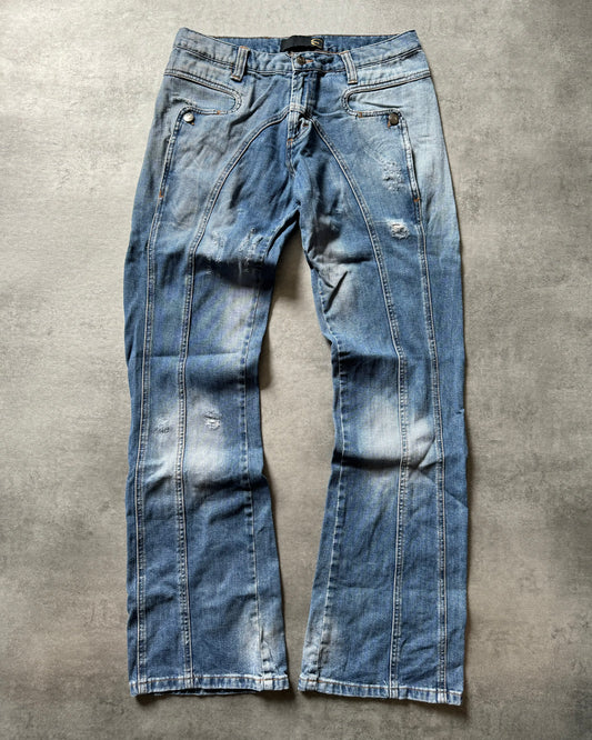 SS2005 Cavalli Hysteric Denim Blue Jeans  (M) - 1