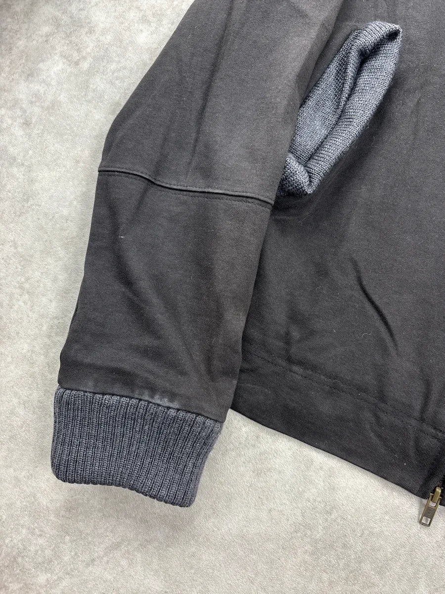 Marni Grey Ribbed Knit Bomber Jacket KoffReiQ 7