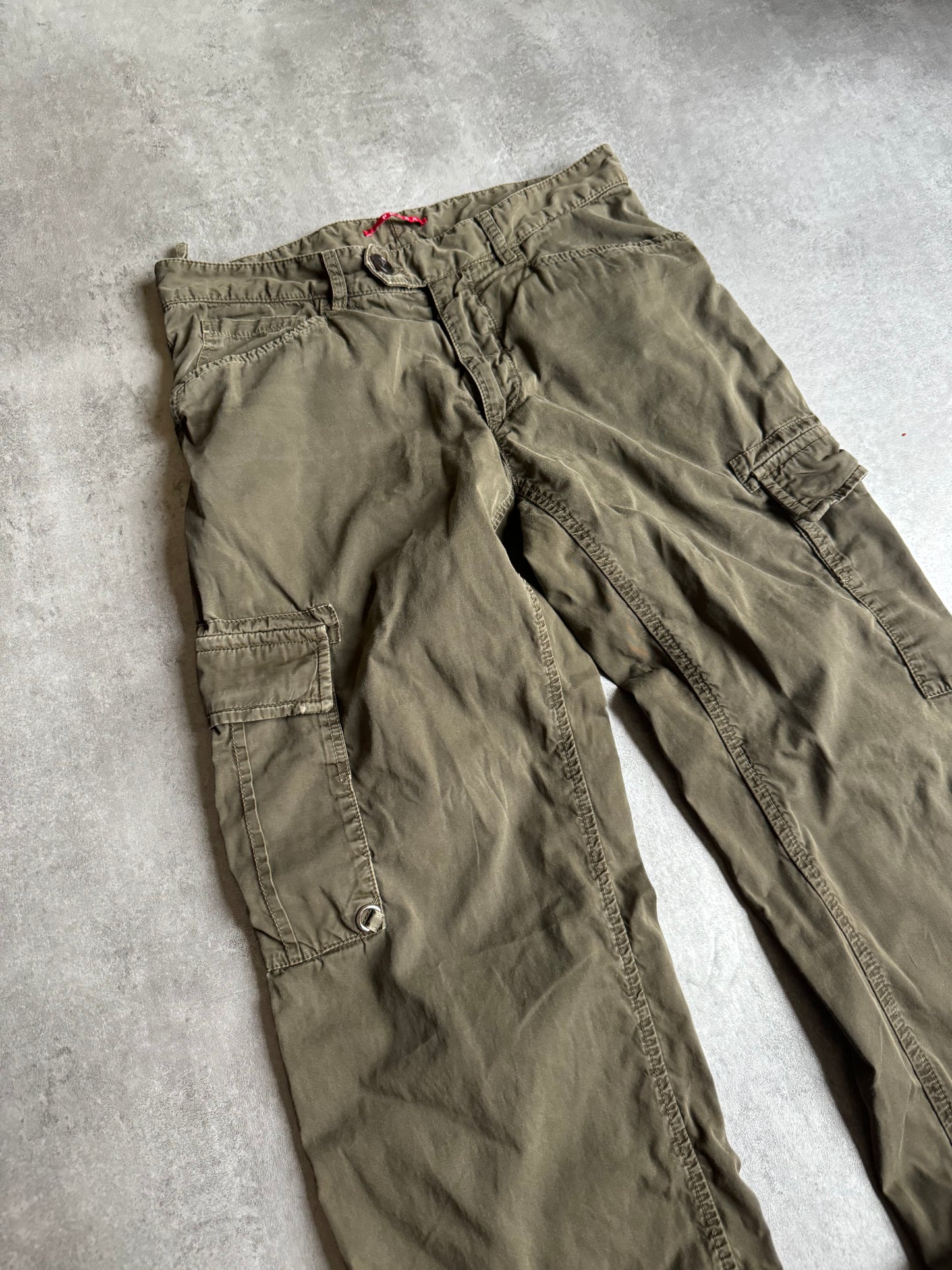 SS2007 Prada Sport Olive Military Cargo Pants  (S) - 8