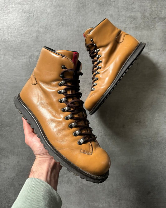 AW2001 Prada Hiking Mountain Leather Boots (44) - 1