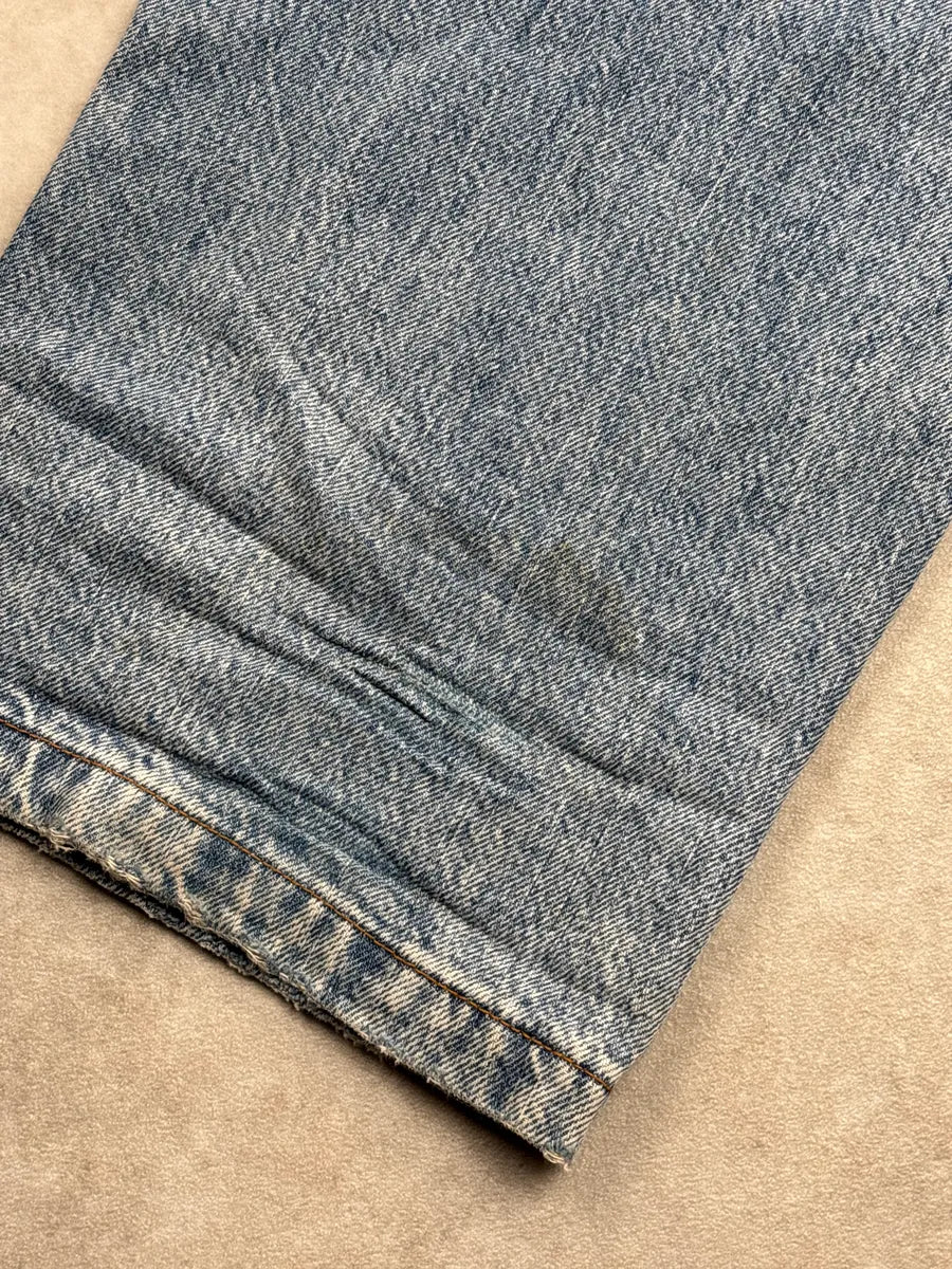 Acne Studios Light Blue Denim Distressed High Waist Jeans KrnskBKQ 11
