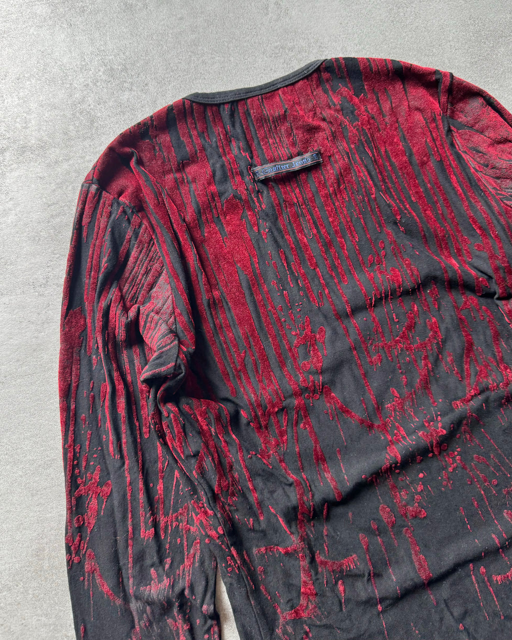 AW1998 Jean Paul Gaultier Blood Devil Skirt/Longsleeves Set (S) - 4