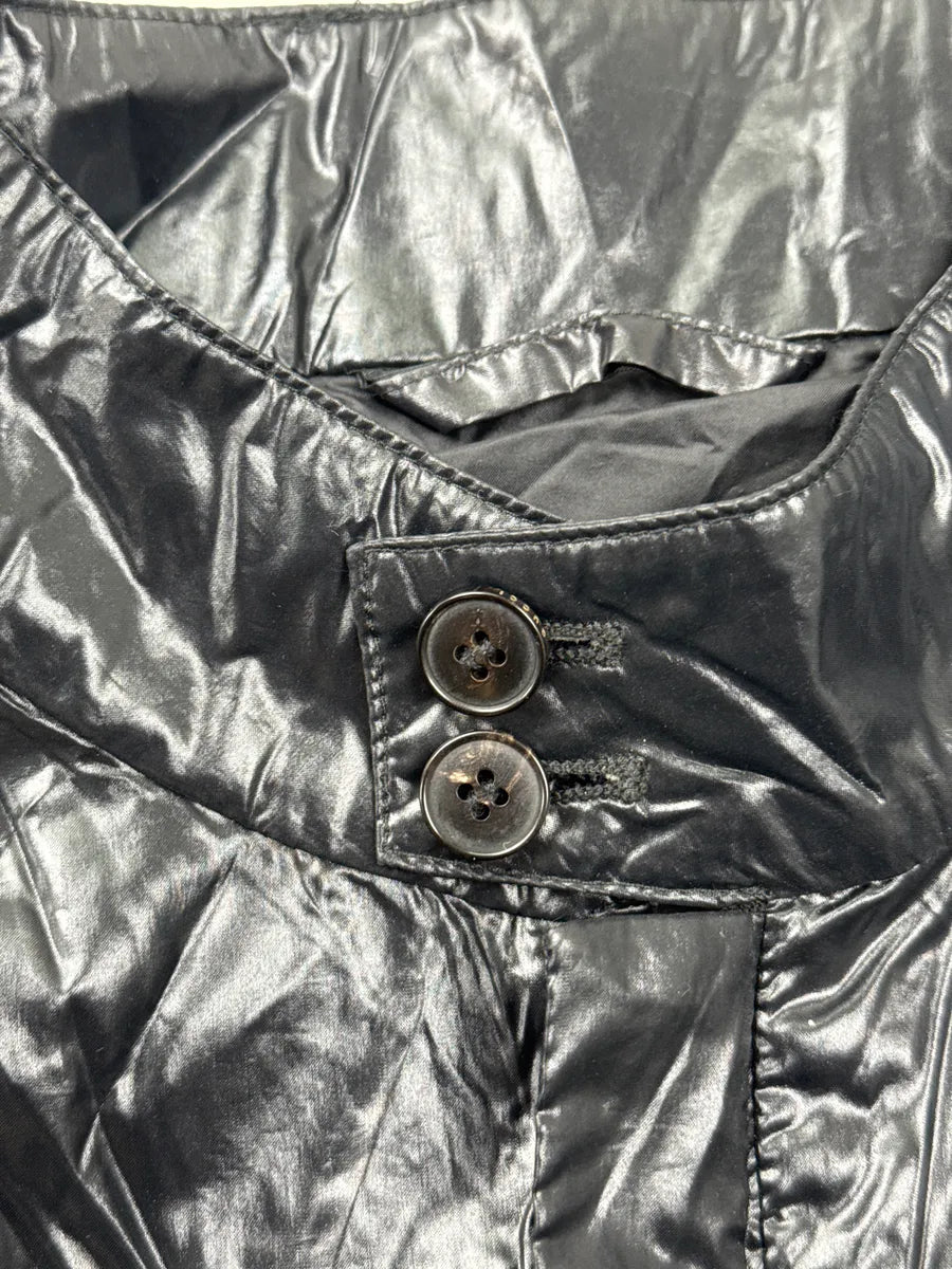SS2010 Gucci Dark Navy Nylon Crinkled Stand Collar Rain Jacket by Frida Giannini LASBGxFT 8